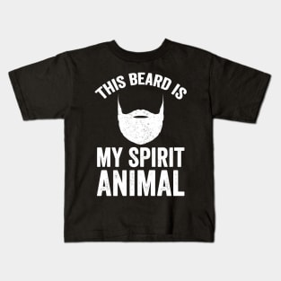 This beard is my spirit animal Kids T-Shirt